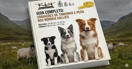 Guia Completo sobre as Variações de Tamanho e Peso dos Border Collies