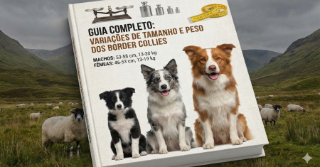 Guia Completo sobre as Variações de Tamanho e Peso dos Border Collies