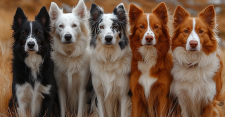 A Diversificação das Cores da Pelagem no Border Collie