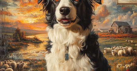 A Arte e o Border Collie: Representações Históricas