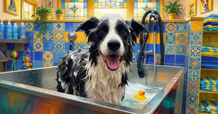 Melhor shampoo para Border Collie