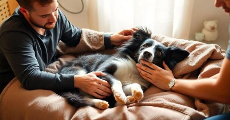 Como cuidar de ferimentos no Border Collie