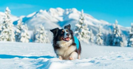 Cuidados com Border Collie no inverno fácil