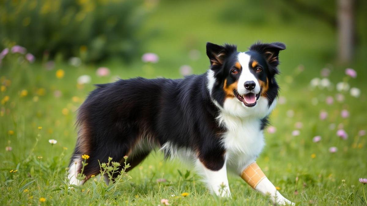 Cuidados com cortes e arranhões em Border Collies