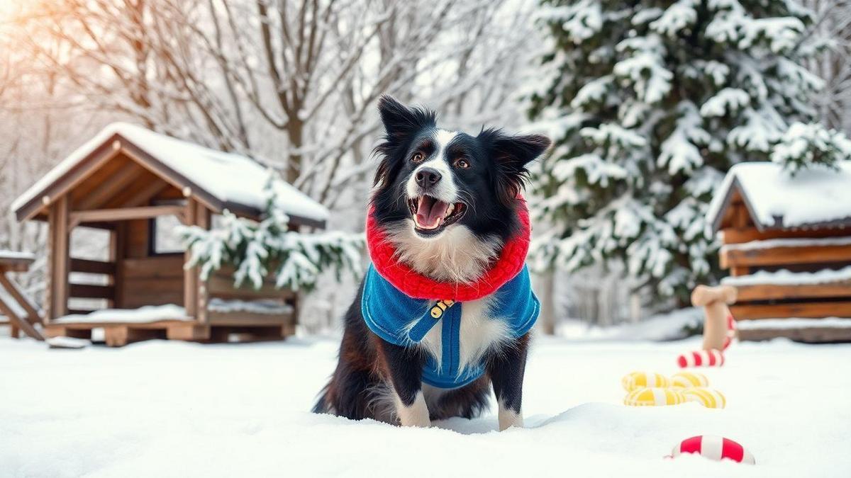 Dicas para manter seu Border Collie aquecido no inverno