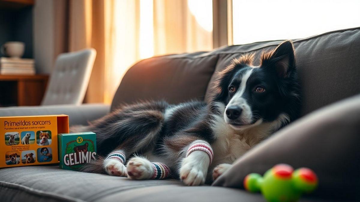 Tratamento em Casa para Border Collies Machucados