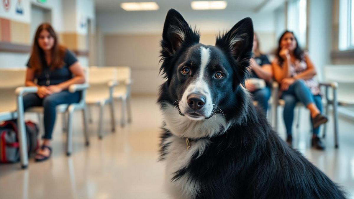 A importância de manter a calma em emergências com Border Collie