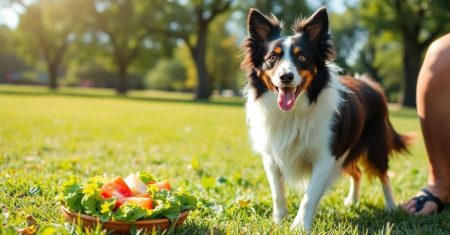 Alimentação saudável para Border collies felizes