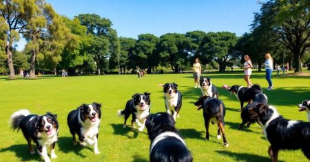 Atividades de grupo para Border Collies divertidas