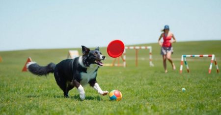 Atividades físicas e mentais para Border Collies