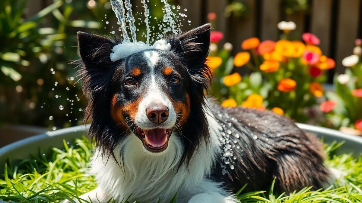 Banho e Higiene da Pele do Border Collie