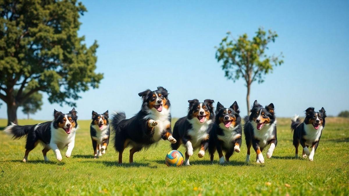 Benefícios das Atividades de Grupo para Border Collies