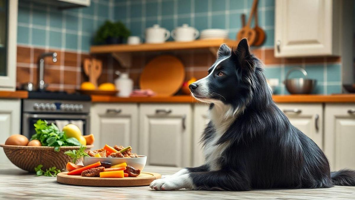 Benefícios das Receitas Caseiras de Ração para Border Collies Adultos