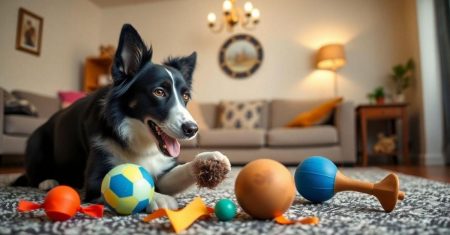 Brinquedos caseiros para Border Collies criativos