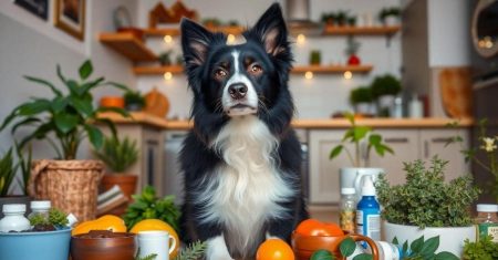 Como lidar com envenenamento em Border Collie