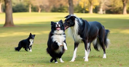 Como lidar com mordidas de cães no Border Collie