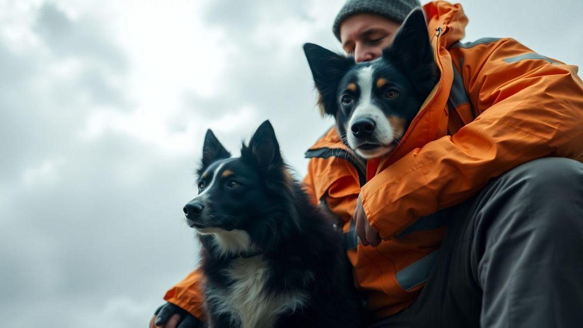 Controle emocional em situações de emergência com Border Collie