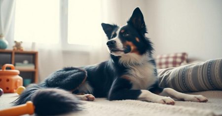 Cuidados após a castração de Border Collies