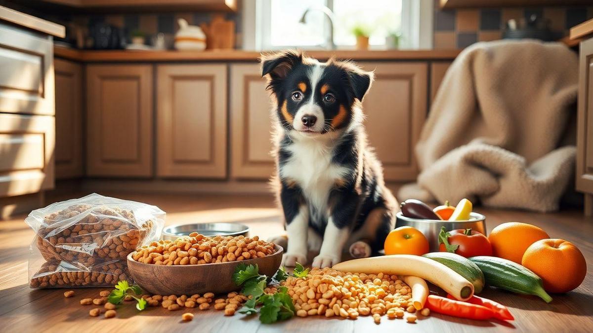 Cuidados com a Alimentação dos Filhotes de Border Collies