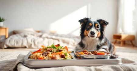 Cuidados na transição alimentar de Border collies