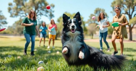 Desenvolvendo habilidades sociais em Border Collies com jogos