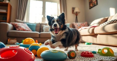 Dicas de enriquecimento diário para Border Collies em casa