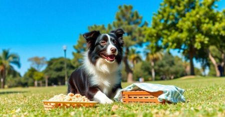 Diferenças entre ração seca e úmida para Border collies