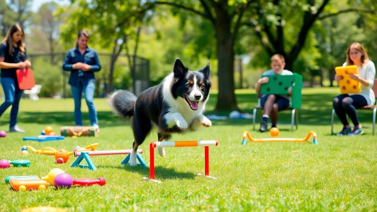 Exercícios Físicos e Jogos Mentais para Border Collies