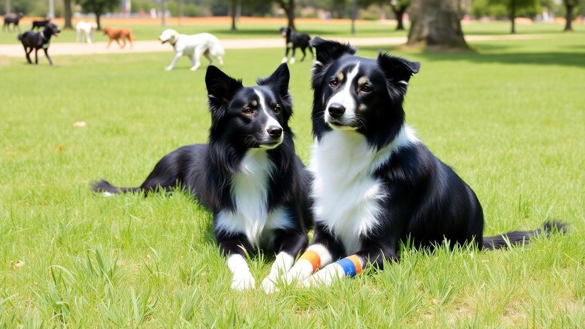 Importância de saber como aplicar bandagens no Border Collie