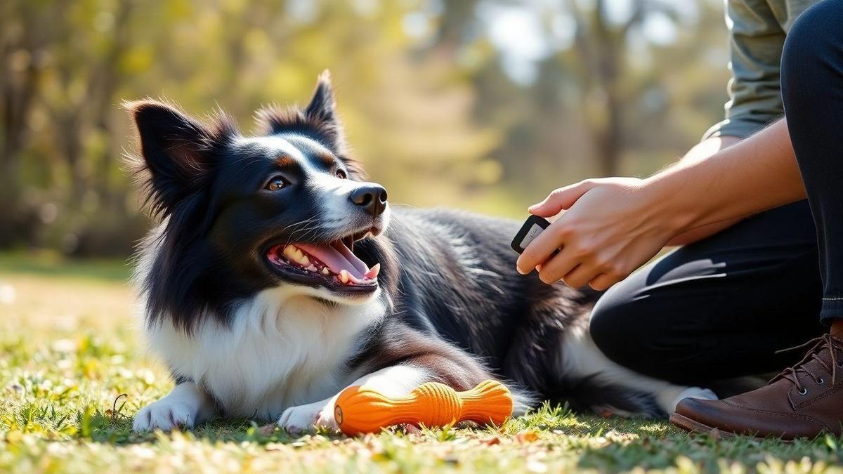 O que é clicker training e como funciona com Border Collies