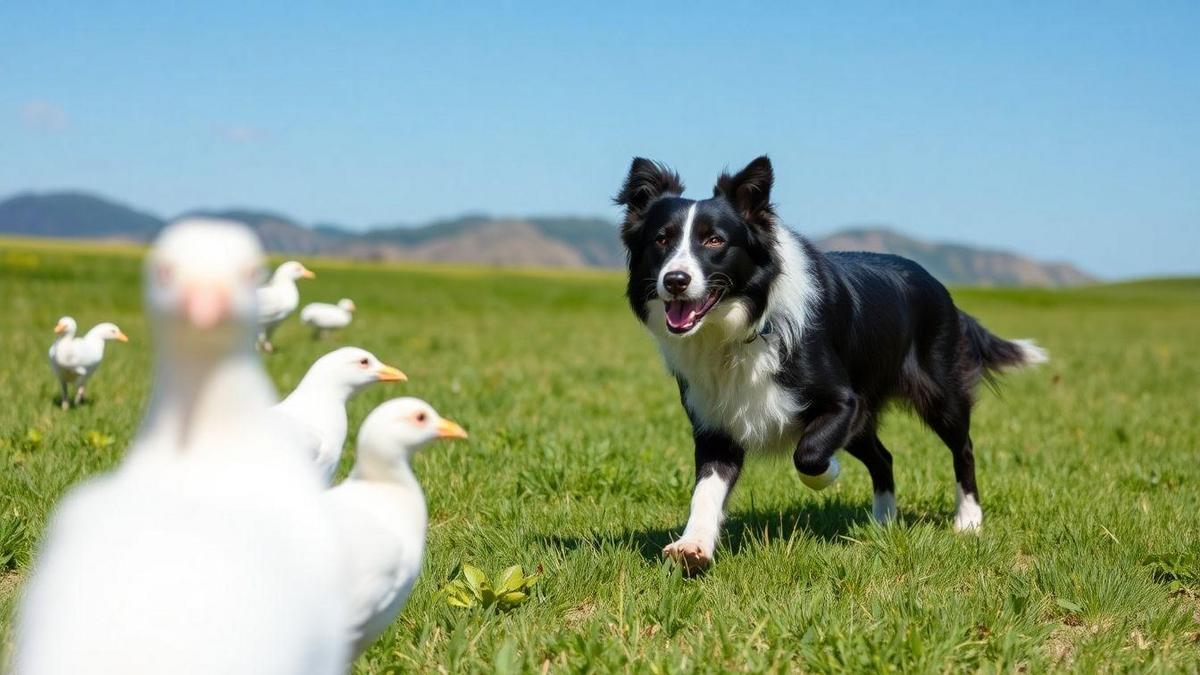 O que é o instinto de pastoreio dos Border Collies?