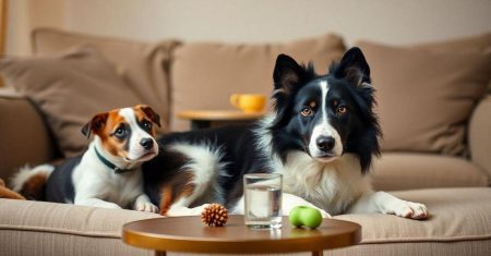 O que fazer se seu Border Collie engasgar?