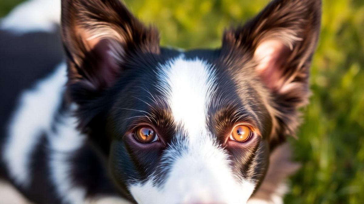 Orelhas e Olhos dos Border Collies