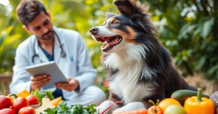 Prevenção de doenças com nutrição para Border Collies