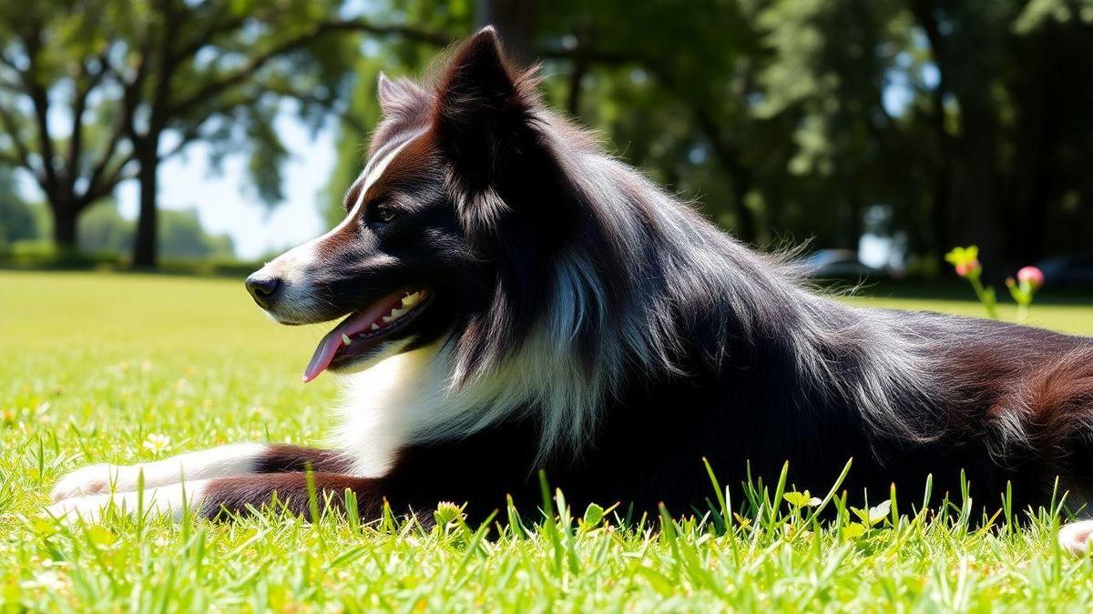 Sinais de Insolação em Border Collies