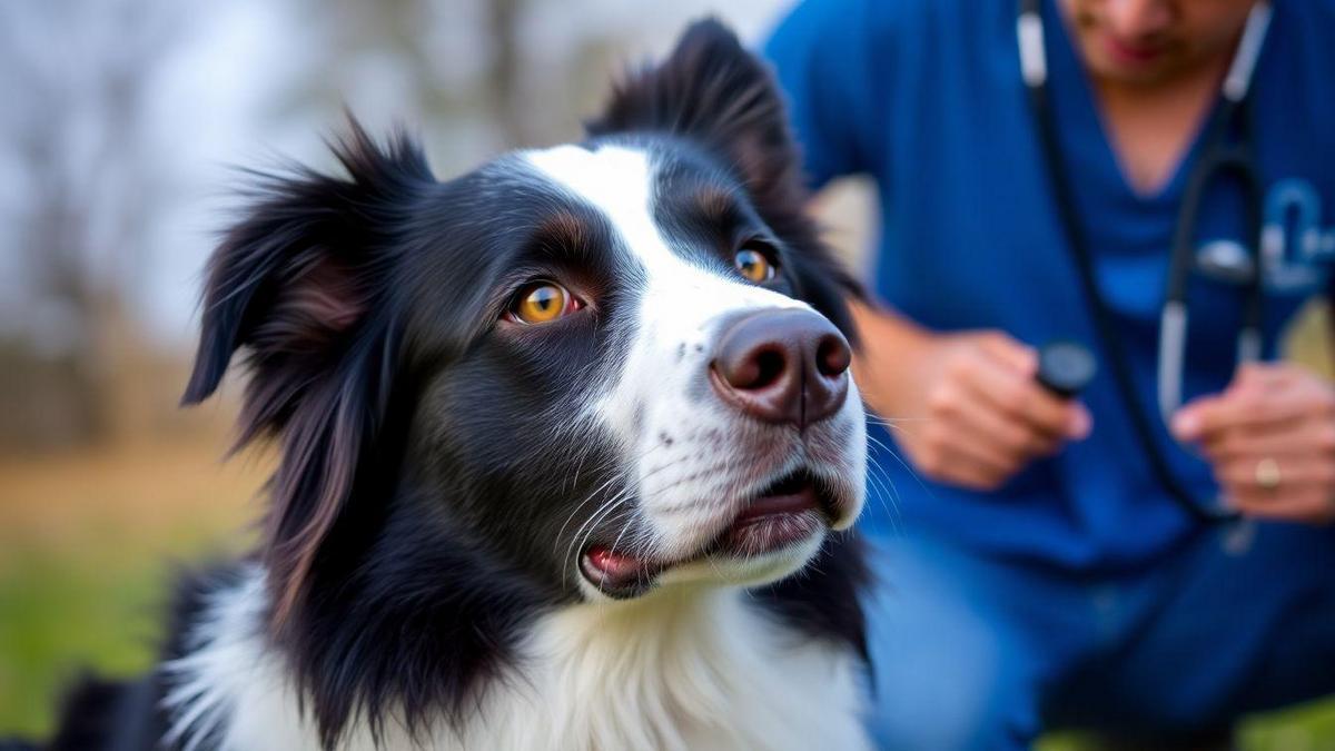 Sintomas de Engasgo em Border Collies