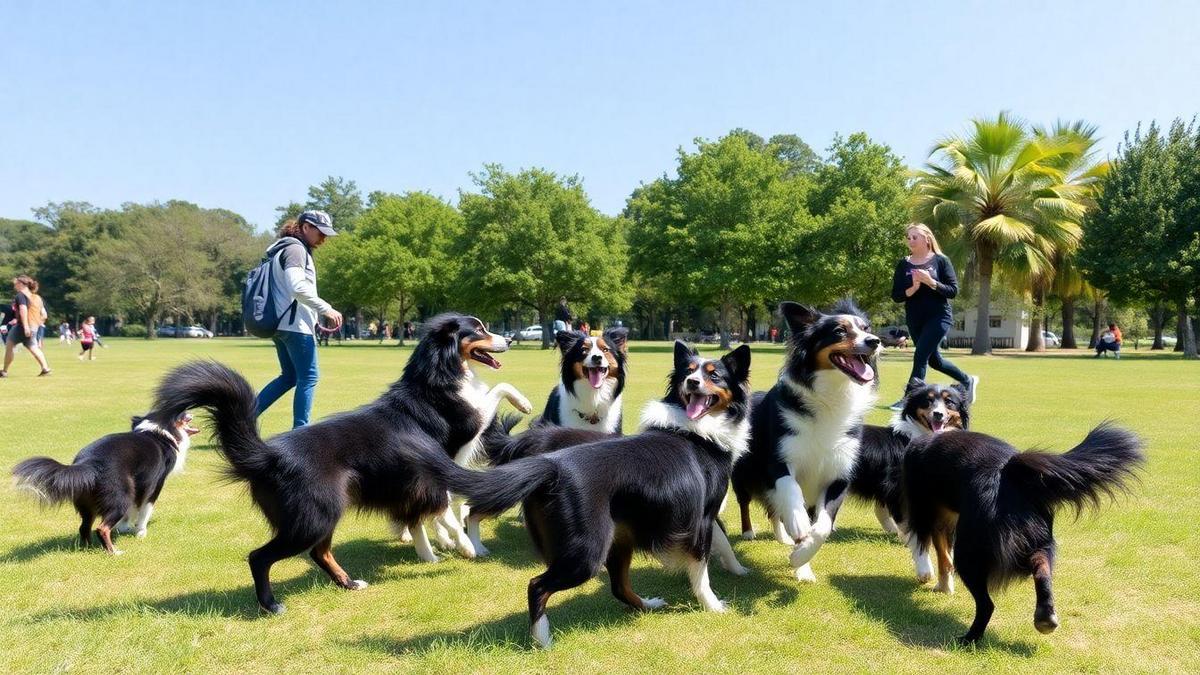 Socialização e Interação para Border Collies