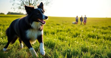 Vantagens da alimentação balanceada para Border collies felizes