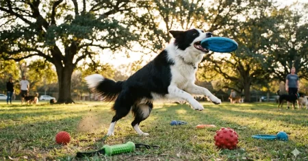 Melhores brinquedos para cachorro border collie