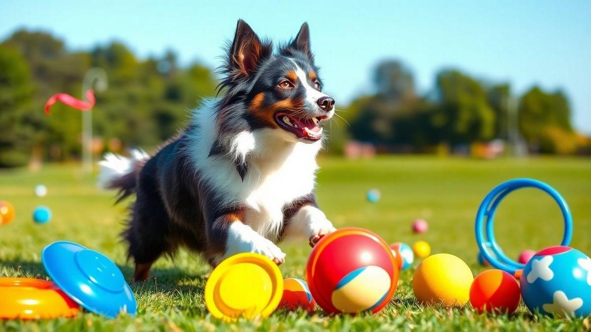 Brinquedos Estimulantes para Border Collie Marrom