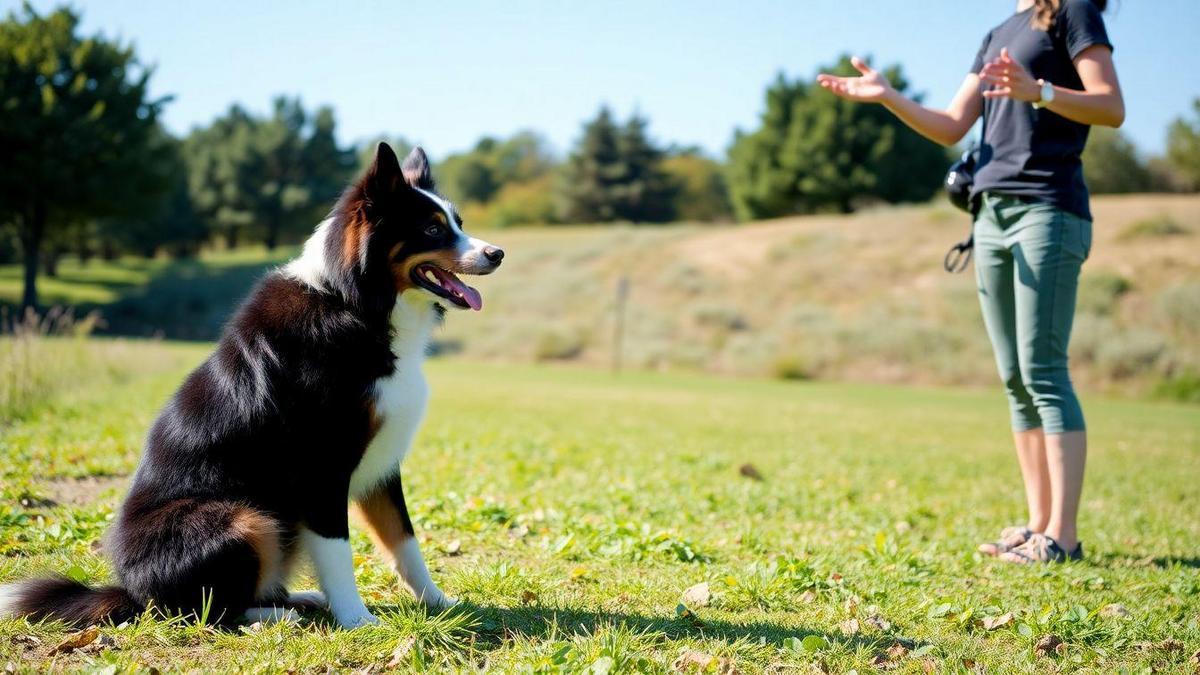 Métodos de Adestramento para Border Collie Marrom