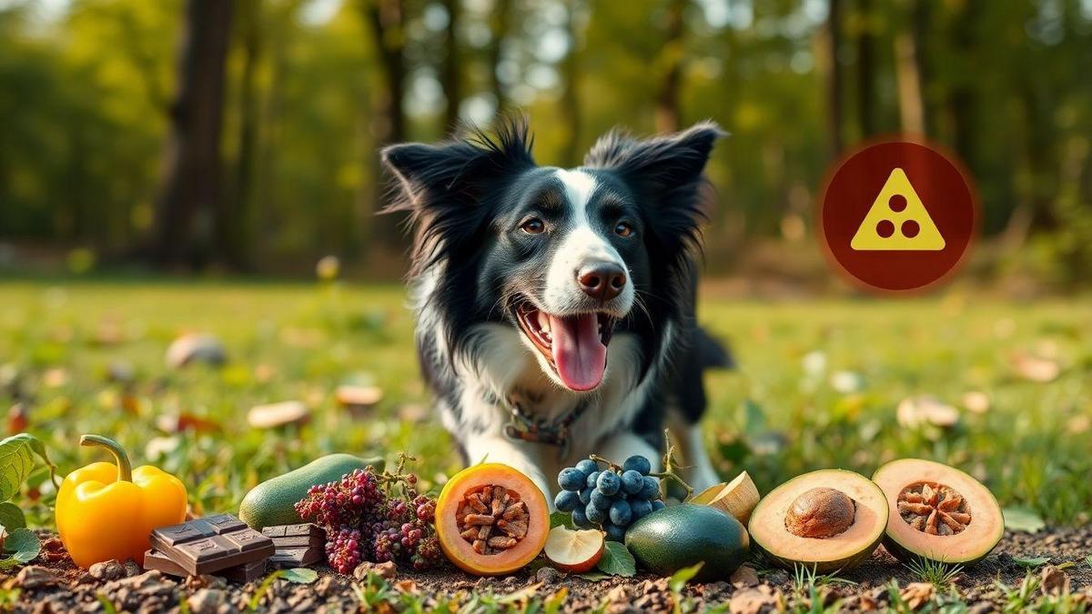 Alimentos Proibidos e Seus Efeitos na Saúde de Border Collies