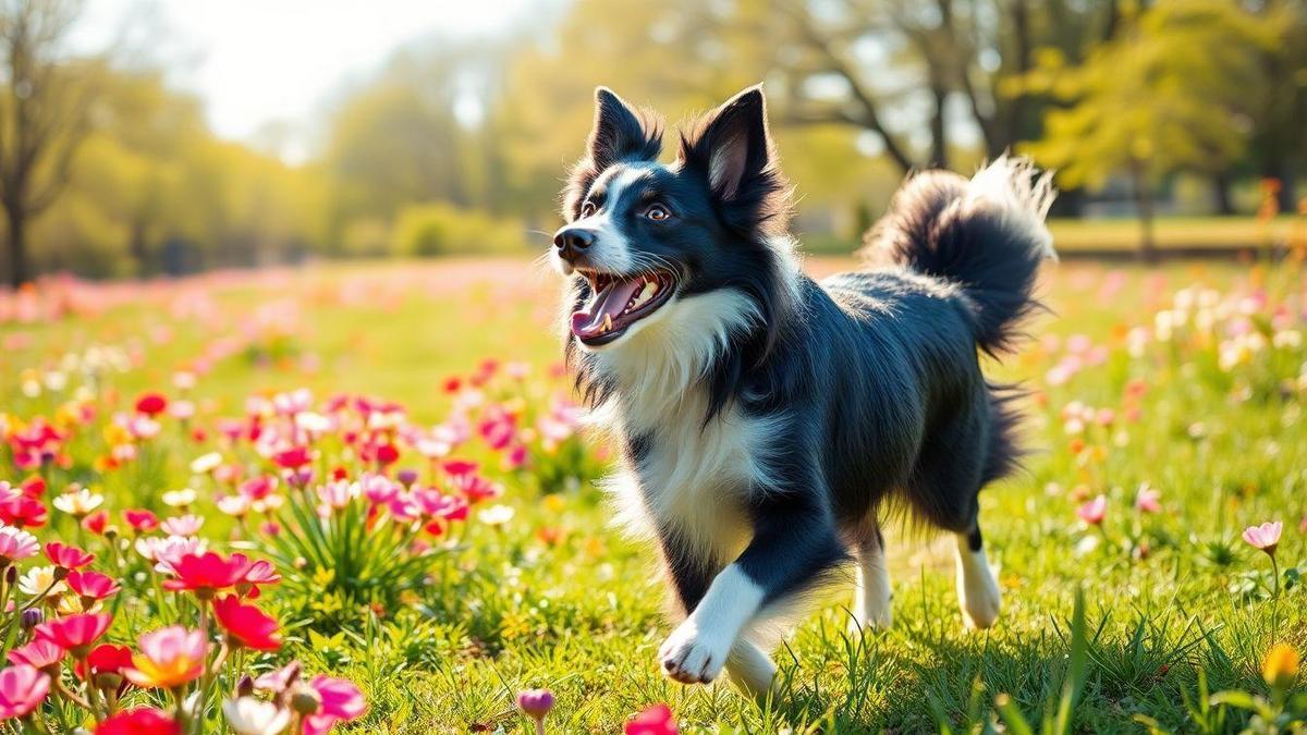 Cuidados Sazonais para a Saúde do Border Collie Durante a Primavera