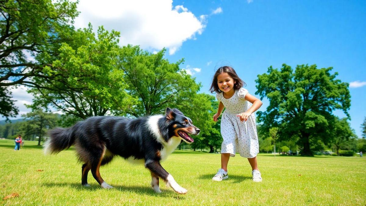 Benefícios dos Border Collies para Crianças