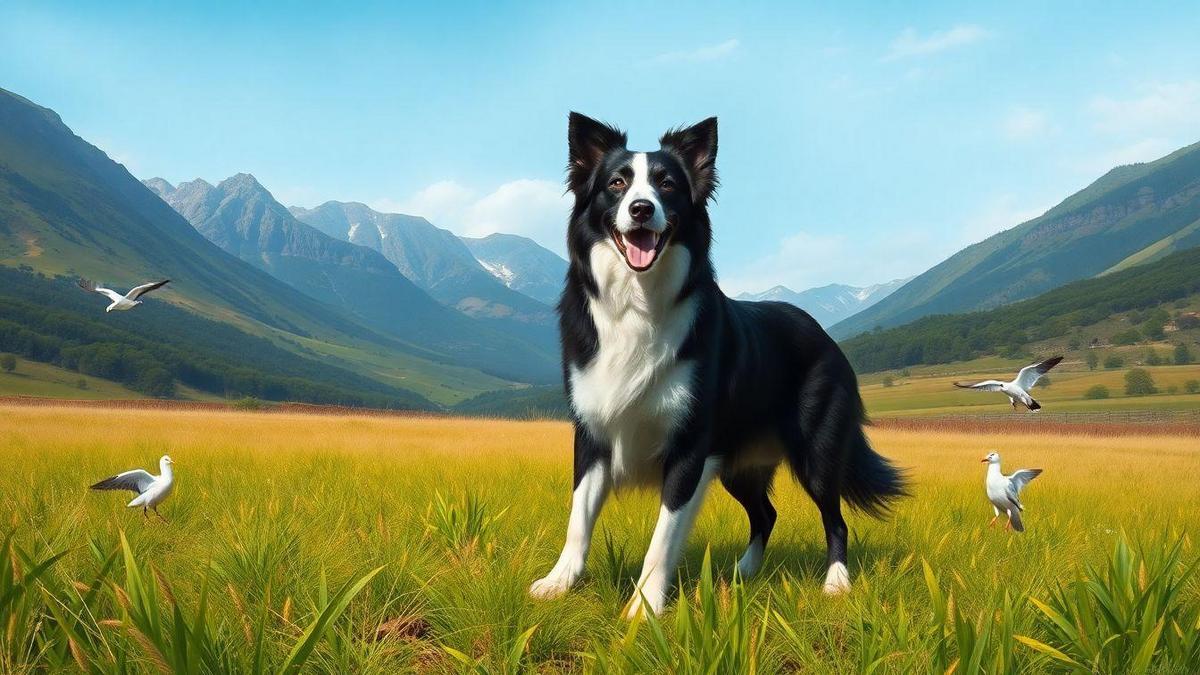 A História da Raça Border Collie e sua Evolução