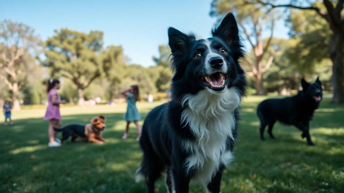 Adestramento do Border Collie para Interações Sociais