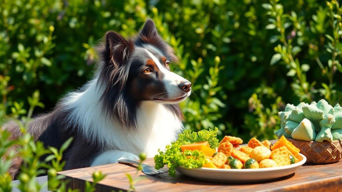 Alimentação para Peles Saudáveis de Border Collie