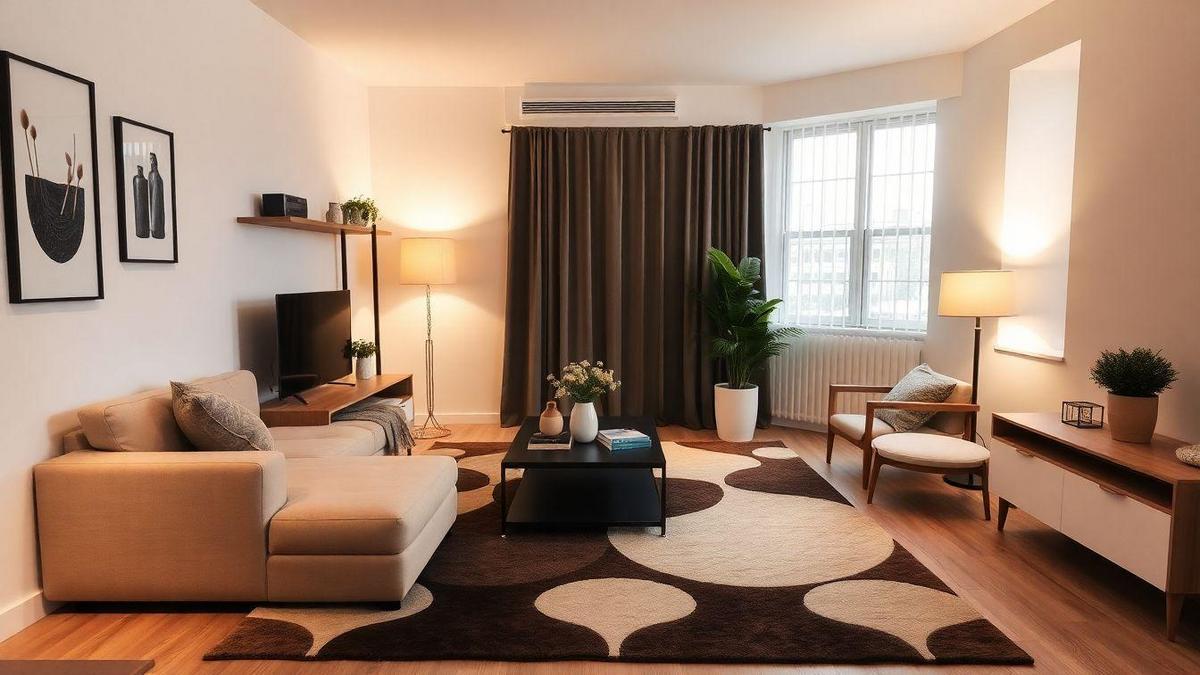 Benefícios de usar tapetes em apartamentos pequenos