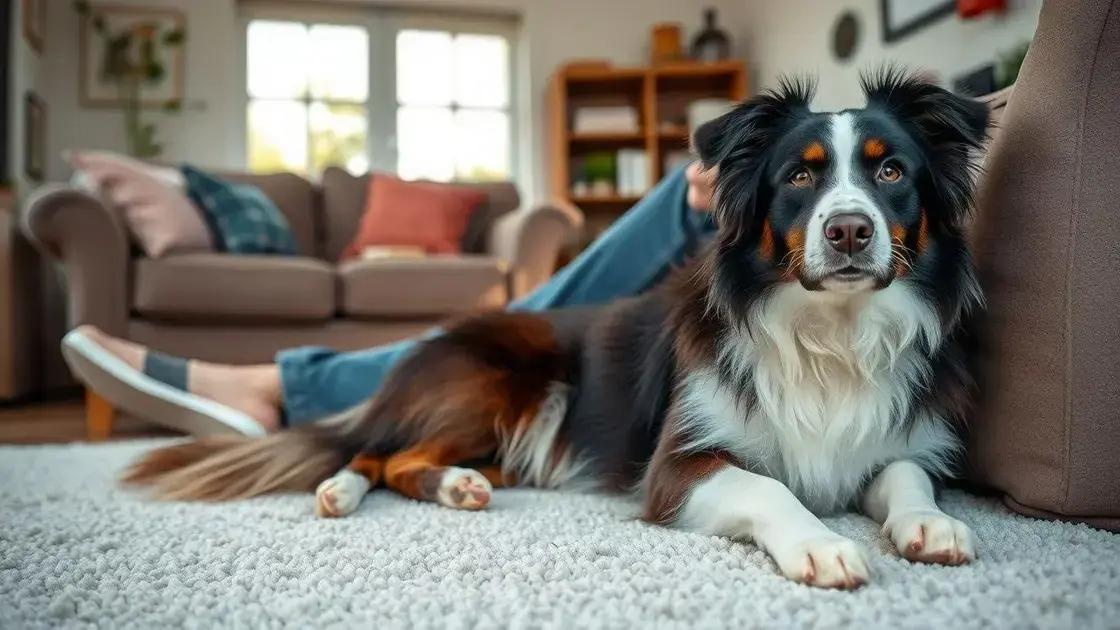 Cachorro border collie idoso: cuidando da saúde e bem-estar