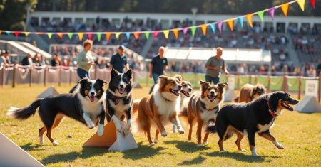 Cães de trabalho em competições: agilidade e resistência